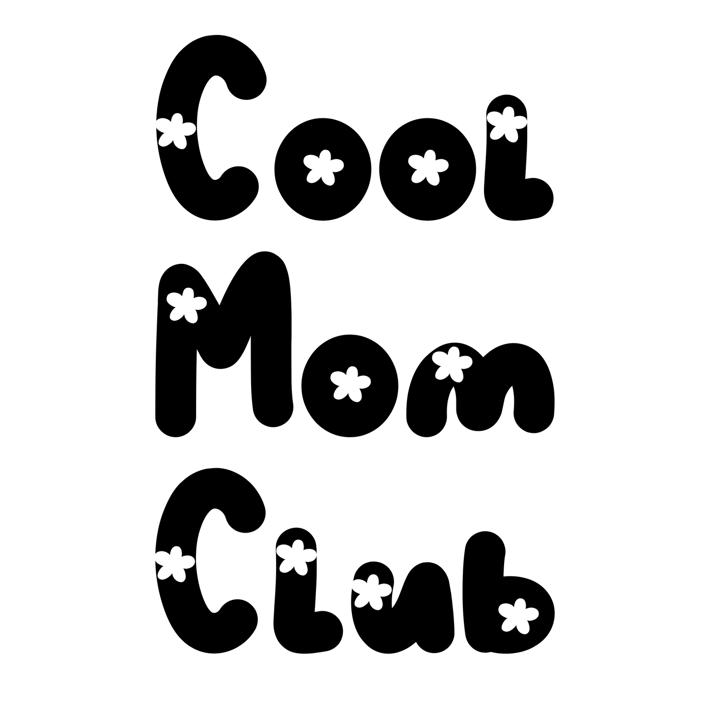 Strijksticker Cool Mom Club