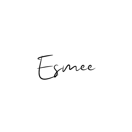 Naamsticker Lettertype Esmee