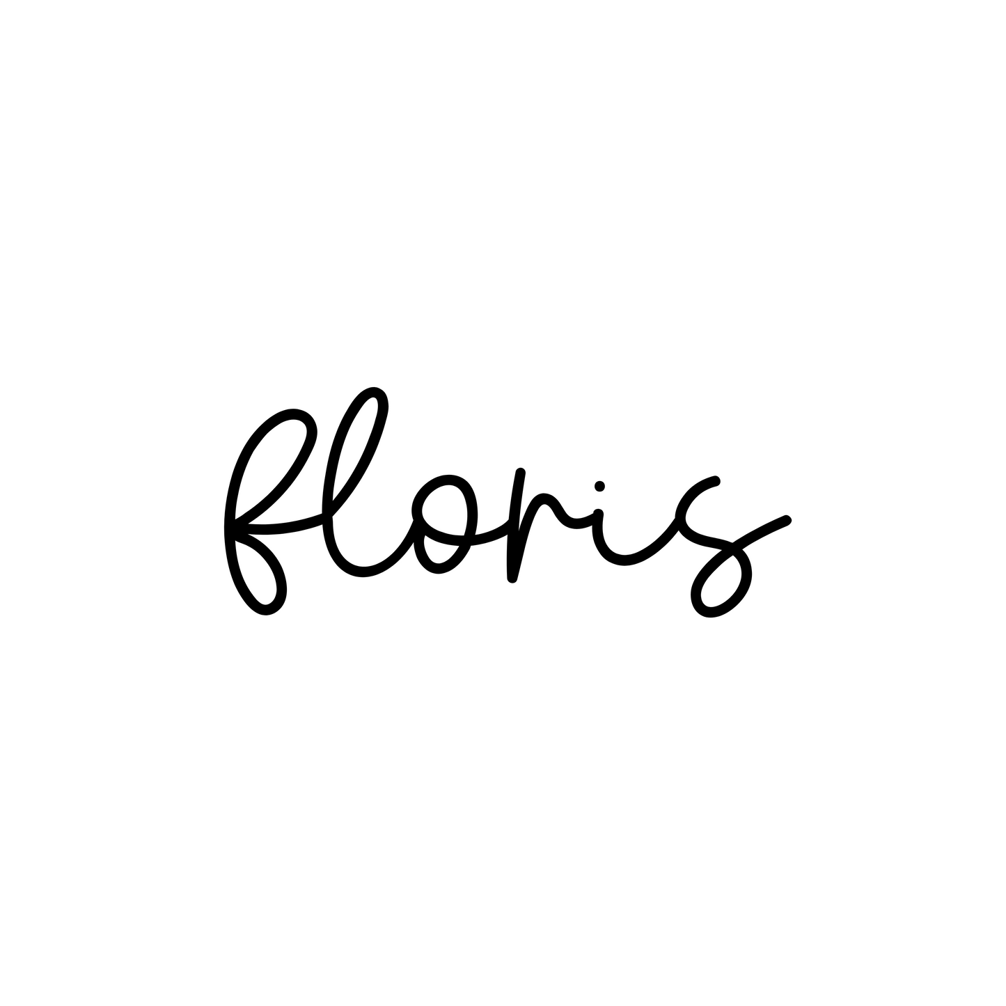 Naamsticker Drinkfles Floris