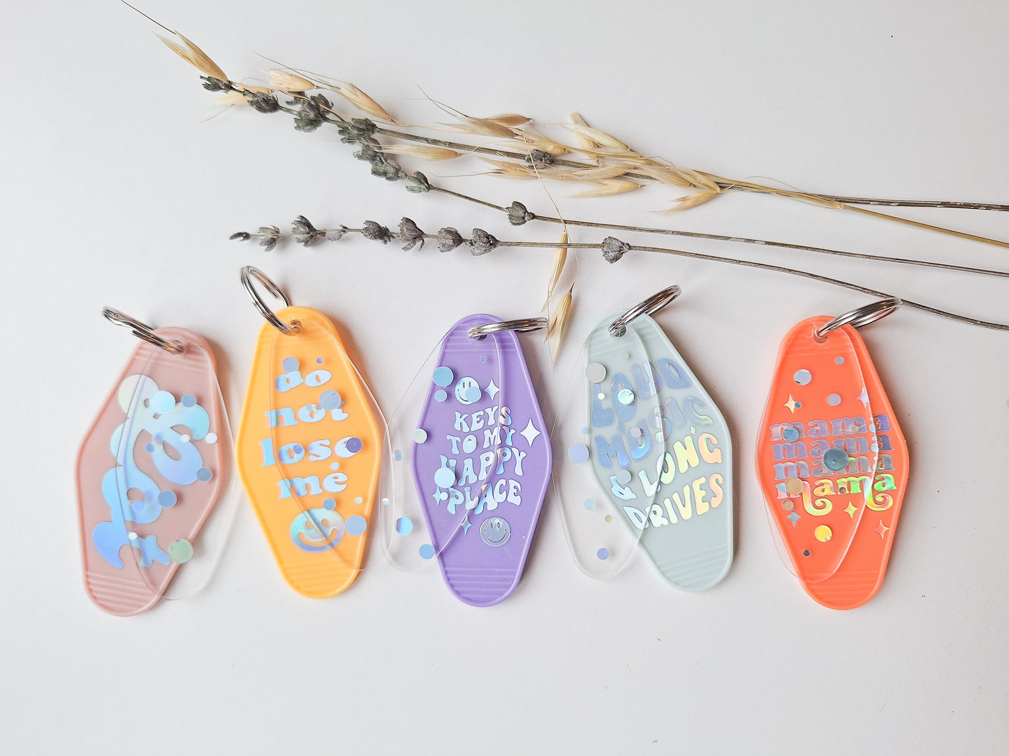 Motel Keychain | Blauw