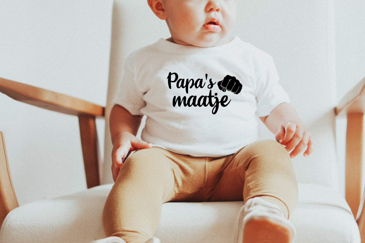 Strijksticker voor textiel Papa's maatje