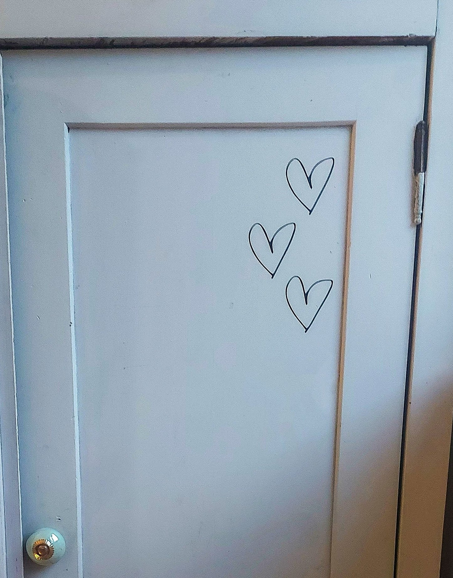 Muur -meubelsticker Hartje Open