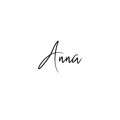 Naamsticker Lettertype Anna