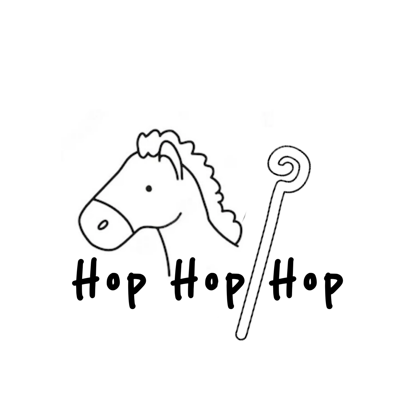 Strijkapplicatie Hop hop hop
