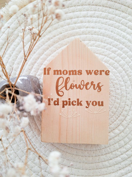 DIY sticker | If moms were flowers
