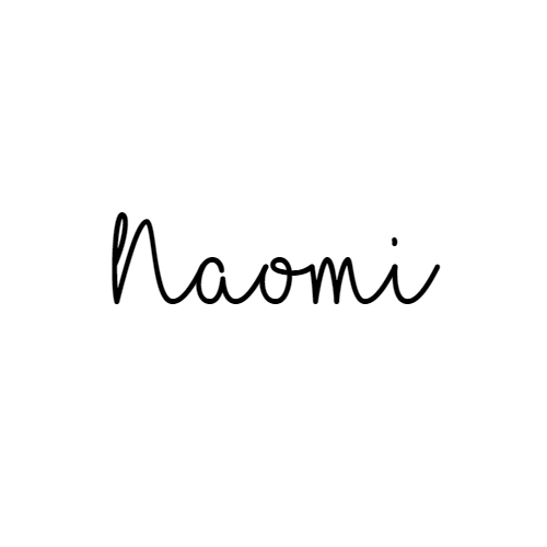 Lettertype Naomi