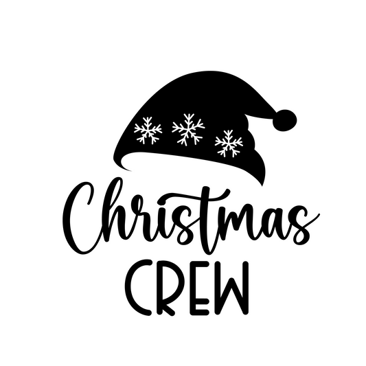 Strijksticker | Christmas Crew