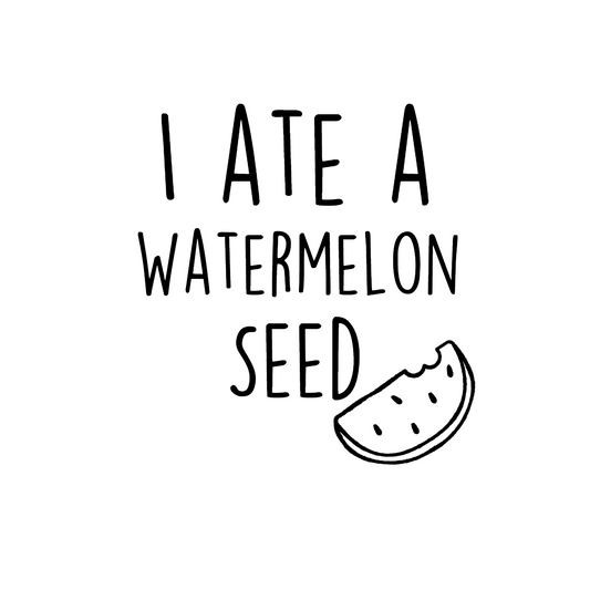 Strijkapplicatie Watermelon Seed