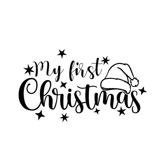 Strijksticker | My First Christmas